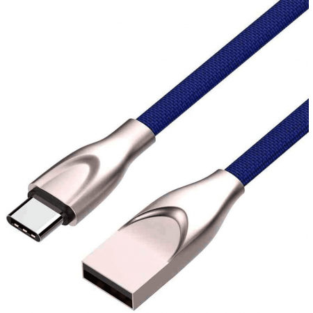 CABO USB / USB-C 1MT 2.4A C3TECH CB-C180BL AZUL