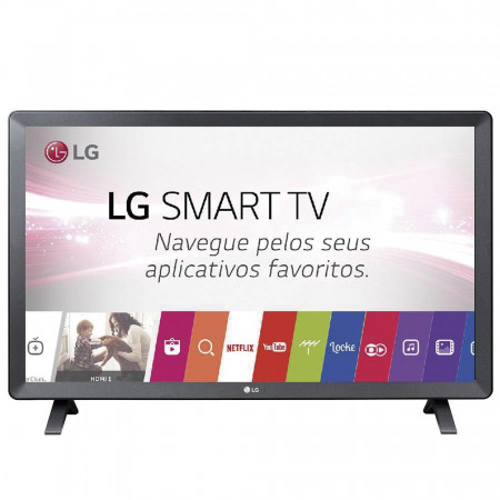 TV MONITOR SMART LG LED 24'' HD WIFI HDMI USB 24TL520S