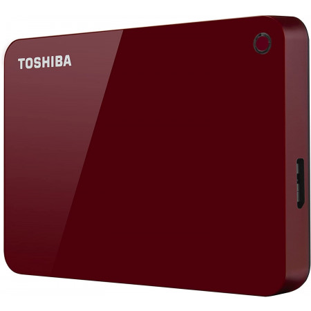 HD EXTERNO 1TB USB 3.0 TOSHIBA CANVIO ADVANCE VERMELHO - HDTCA10XR3AA
