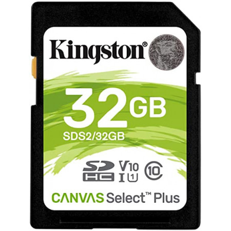 CARTAO SD 32GB CLASSE 10 100MB/S SDS2 KINGSTON