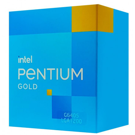 PROCESSADOR INTEL 1200 PENTIUM GOLD G6405 10GEN 4.1GHZ 4MB 