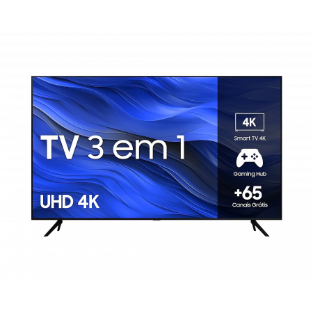 TV SAMSUNG 55" SMART 4K UHD ALEXA GAMING HUB CR-SOLARCELL UN55CU7700
