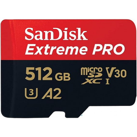 CARTAO MICRO SD 512GB CLASSE 10 200MB/S EXTREME PRO SANDISK SDSQXCD-512G-GN6MA