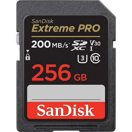 CARTAO SD 256GB CLASSE 10 200MB/S EXTREME PRO SANDISK SDSDXXD-256G-GN4IN
