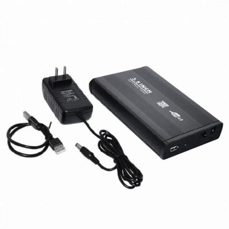 CASE HD 3.5" EXTERNO SATA USB 2.0 F3 JC-CS3.5