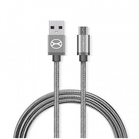 CABO USB / MICRO USB 1,5MT XTRAX CINZA