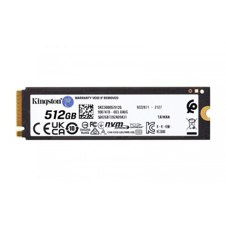 HD SSD 512GB M2 NVME 4.0 2280 KINGSTON SKC3000S/512G