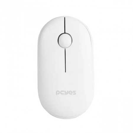 MOUSE WIRELESS + BLUETOOTH COLLEGE SILENT PCYES BRANCO