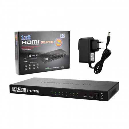 HDMI SPLITTER 8 PORTAS FULL HD HC