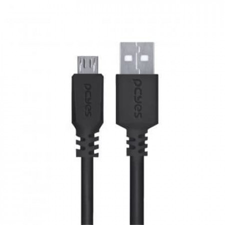 CABO USB / MICRO USB 2MT PCYES PMUAP-2 PRETO