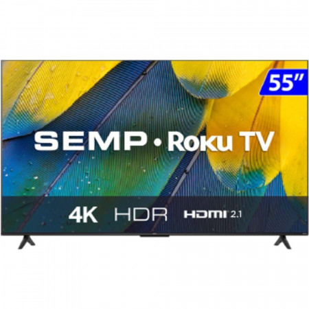 TV SEMP 55" SMART 4K UHD ROKU 55RK8600
