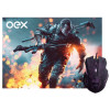 MOUSE USB GAMER OEX STAGE MC101 + MOUSE PAD - 1