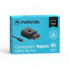 CARREGADOR PAREDE 10W USB + CABO USB-C MOTOROLA - 2