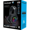 FONE + MIC GAMER FORTREK BLACK HAWK RGB PRETO - 3