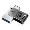 PEN DRIVE 64GB 3.1/USB-C HP X5000M PRATA - 1