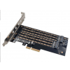 PLACA P/ SSD M2 NVME PCI-EX 4.0 F3 NGFF SSD PLA-NM - 1