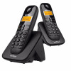 TELEFONE S/FIO TS3112 + RAMAL INTELBRAS PRETO - 1