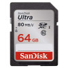 CARTAO SD 64GB CLASSE 10 80MB/S SDXC SANDISK - 2